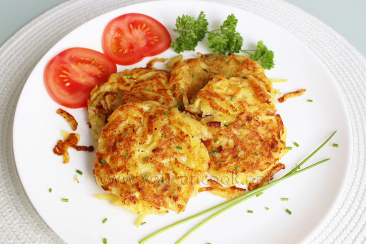 Rösti Rezept - Schweizer Rösti aus rohen Kartoffeln