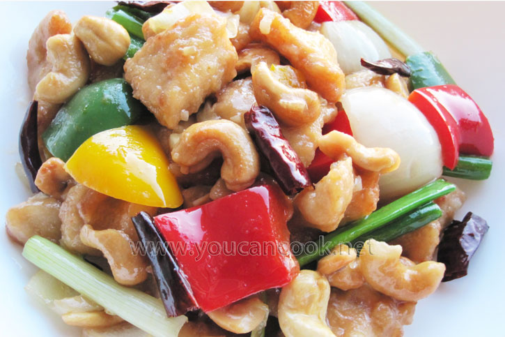 Hähnchen mit Cashewkernen